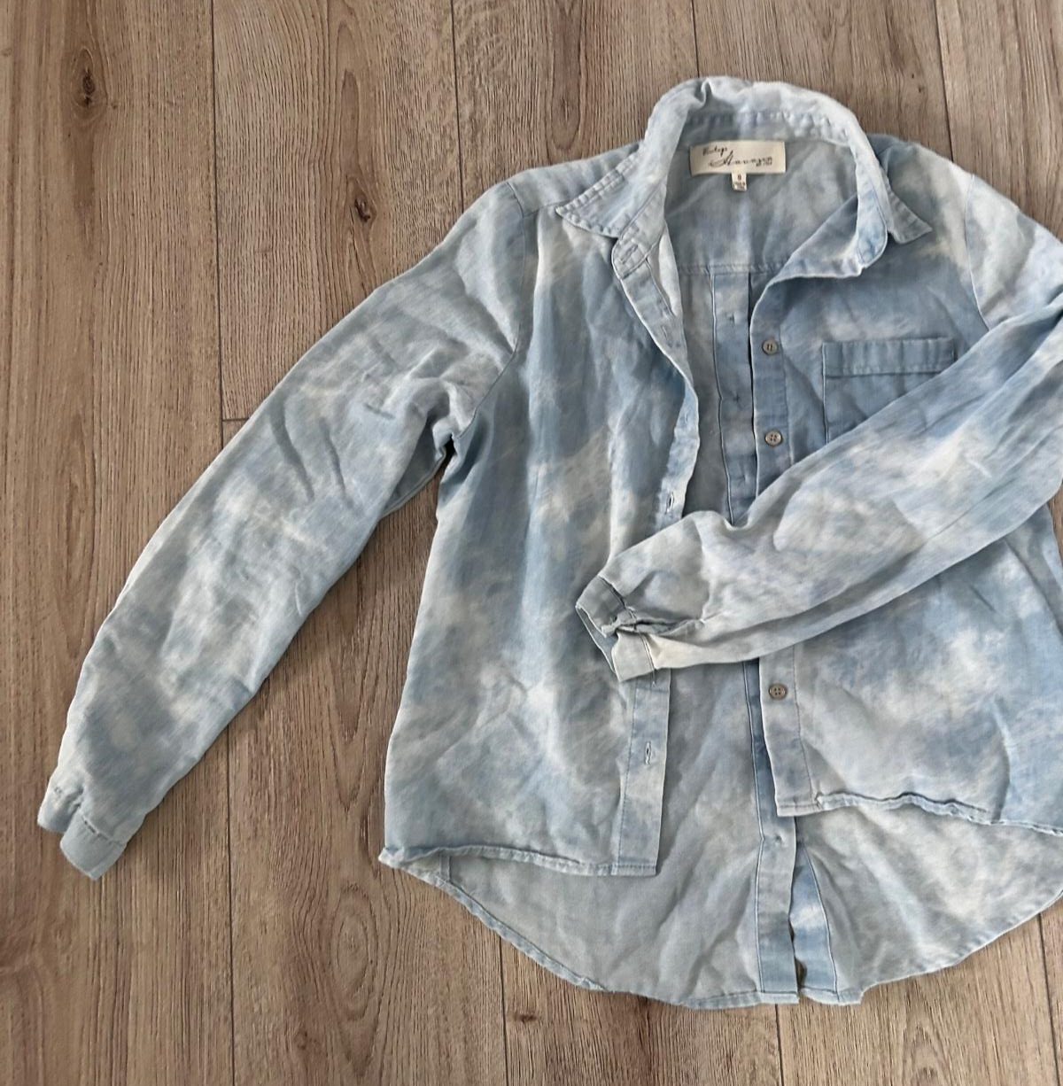 Vintage Havana Tie-Dye Button-Down Shirt Size S - photo 2