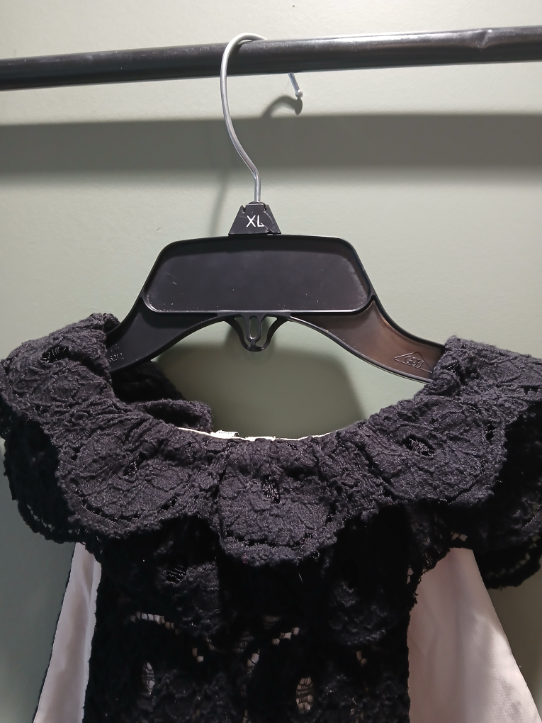 Black Lace Halter mini dress Size S-M