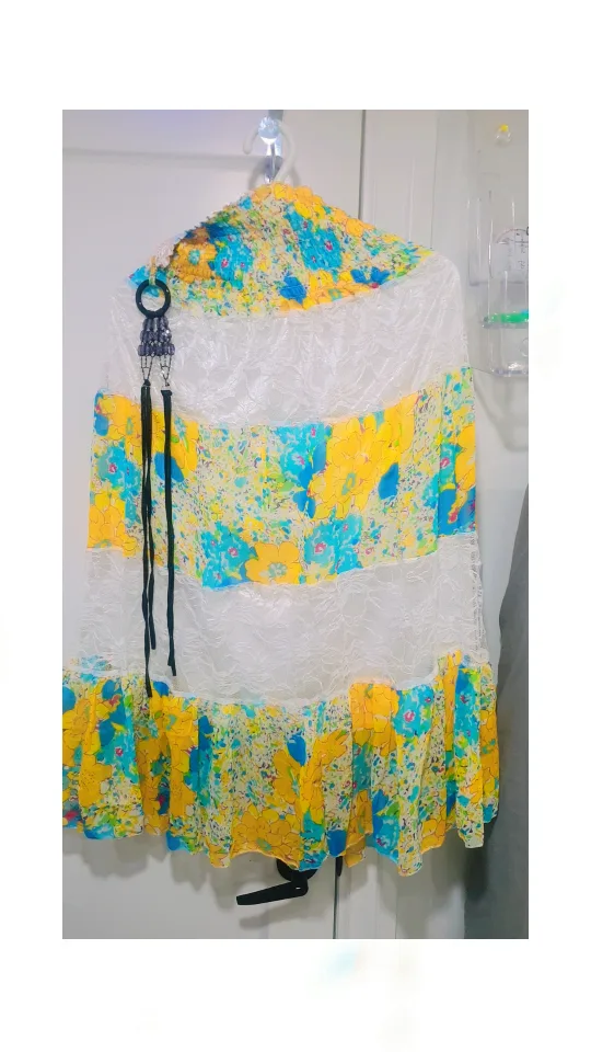 Boho Floral Layered Skirt image indicator(2)