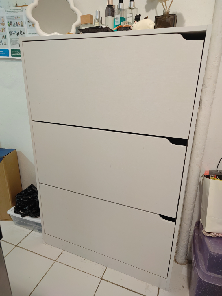 Three-Tier Shoe Cabinet