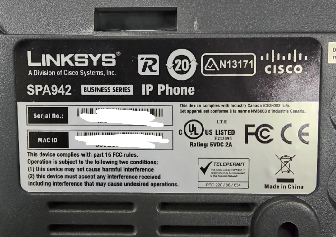 Linksys SPA942 Business Series IP Phone image indicator(2)