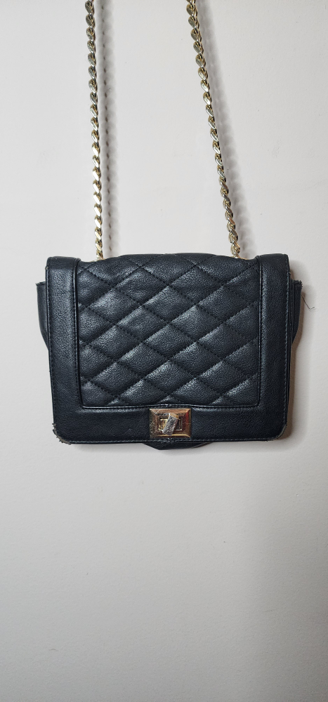 BEBE Black Quilted Shoulder Bag