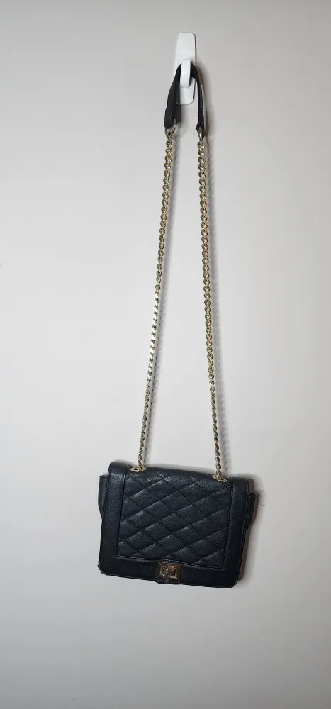 BEBE Black Quilted Shoulder Bag image indicator(6)