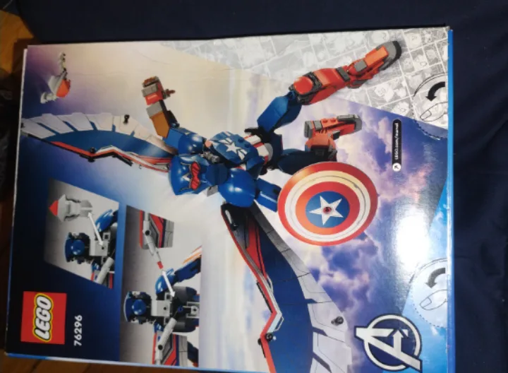 LEGO Marvel Captain America Mech Armor Building Toy image indicator(2)