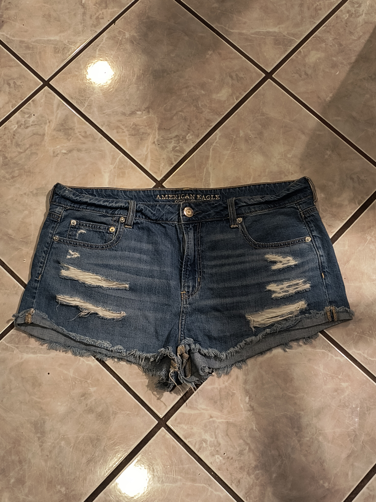 American Eagle Outfitters Distressed Denim Shorts - Size 16