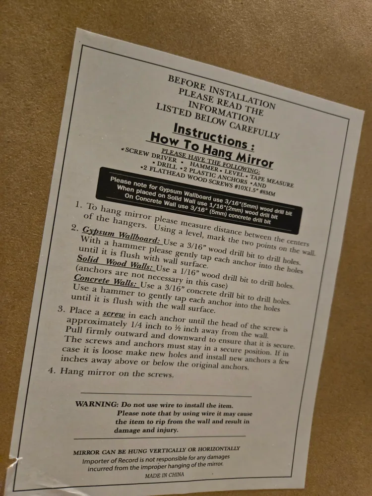 Large Rectangular Wall Mirror with Dark Grey Frame image indicator(2)