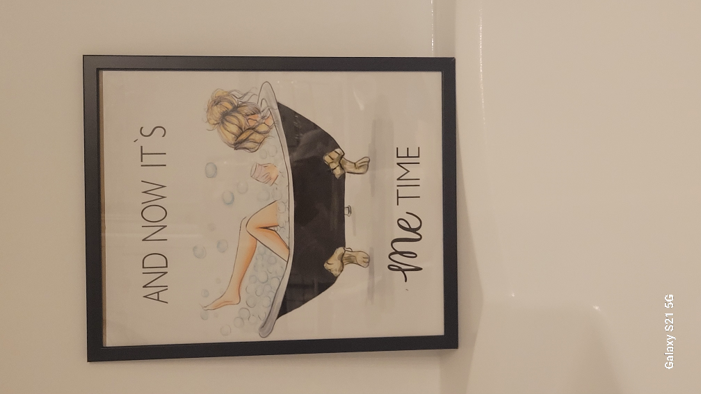 Framed Bath Time Print - photo 2