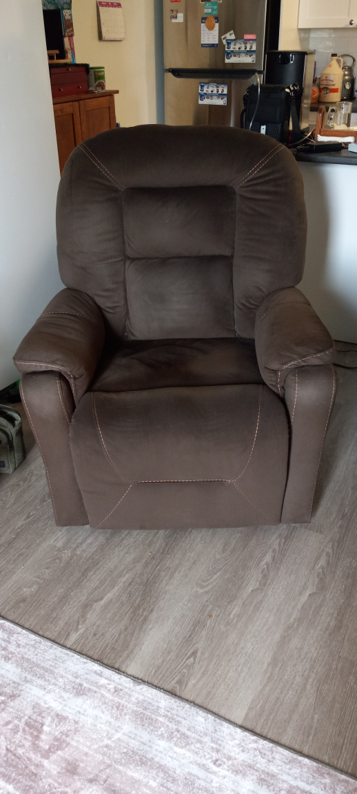 Brown Recliner with Heat and Massage