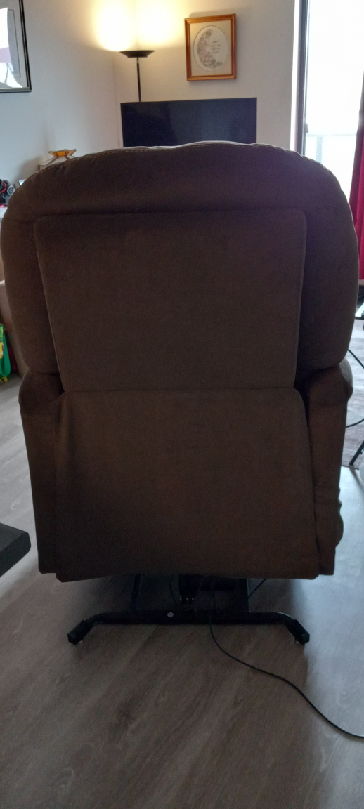 Brown Recliner with Heat and Massage - photo 3