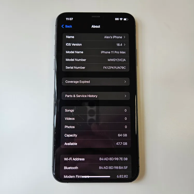 iPhone 11 Pro Max - Space Grey - Excellent Condition image indicator(3)