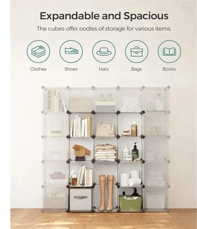 16 Cube Storage Organizer - White image indicator(7)