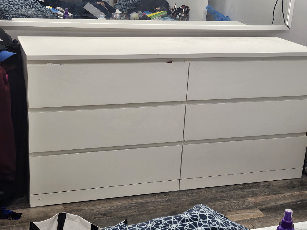 IKEA MALM 6-Drawer Dresser - White - photo 5