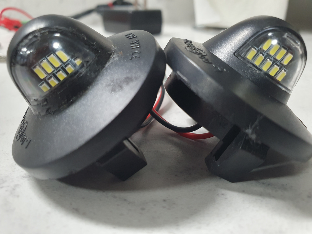 Pair of LED Licence Plate Lights