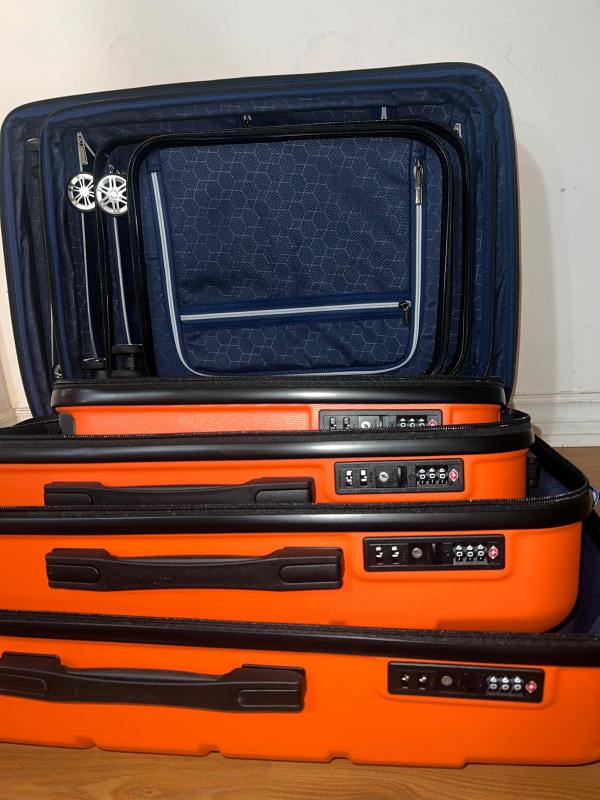 Showkoo 4-Piece Luggage Set - Bright Orange - photo 3