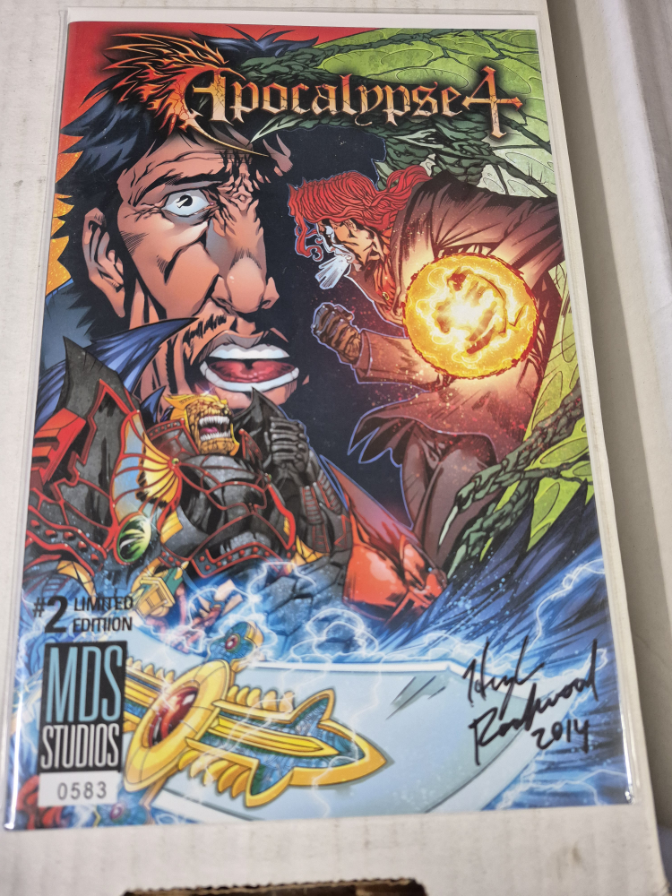 Apocalypse 4 #1 & #2 Limited Edition Graphic Novels - Signed! - photo 2