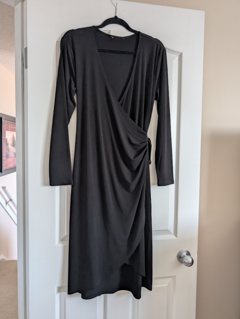 Black Wrap Dress