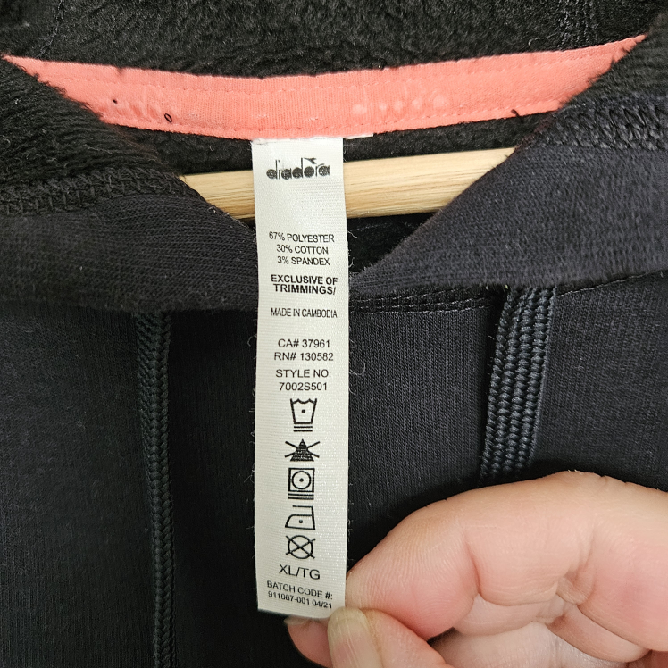Women's Black Hoodie Size XL - photo 3