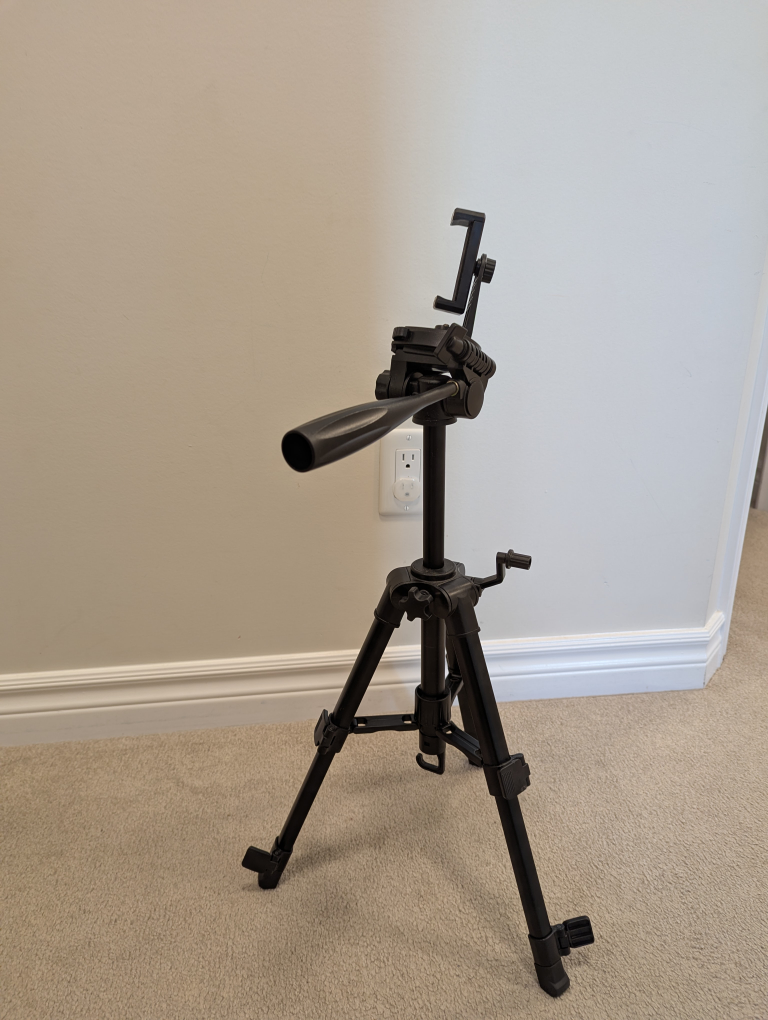 Portable Tripod Stand with Phone Holder