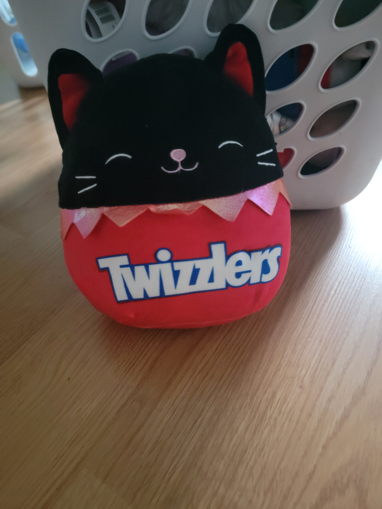 Twizzlers Black Cat Plush Squishmallow