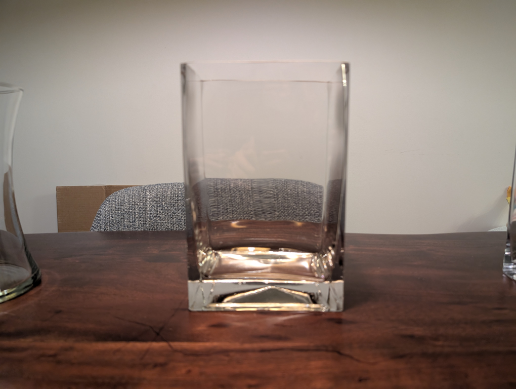 Set of Four Clear Glass Vases and Pitcher - photo 3