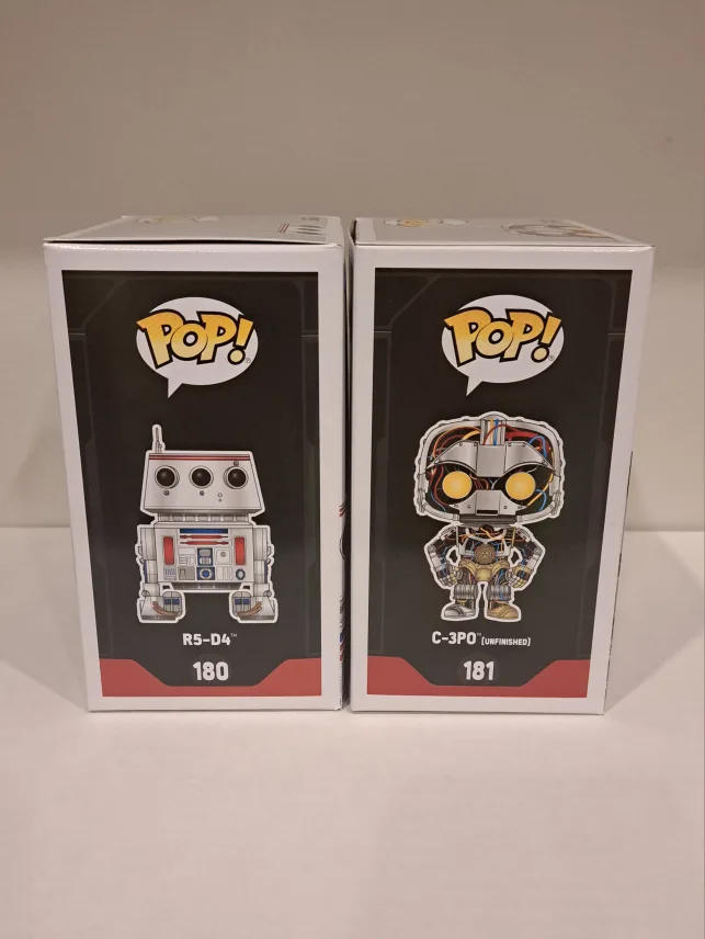 R5-D4 🤖 C-3PO 🤖 (Unfinished) Star Wars Funko Pop! image indicator(4)