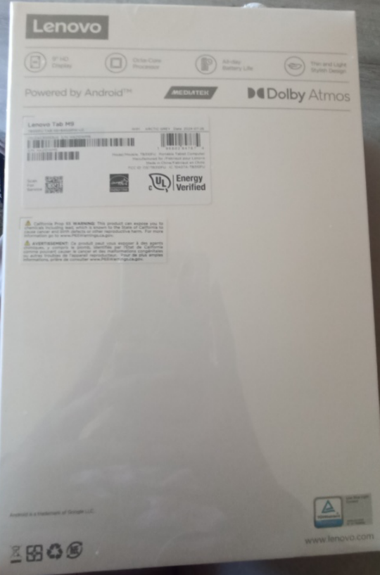 Lenovo Tab M9 (9" MTK) Tablet - Arctic Grey - photo 2
