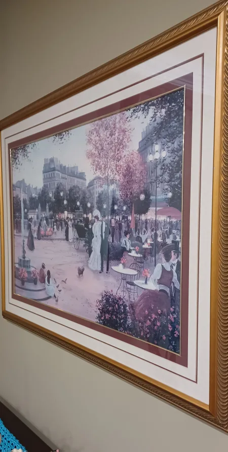 Vintage Paris France 1940  Framed Print image indicator(4)