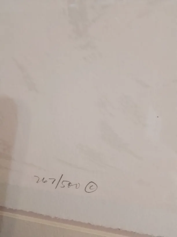 Serigraph on Paper Signed Ricardo Calero 267/500 image indicator(3)