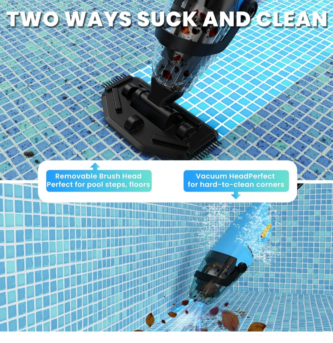 Cordless Pool Vacuum Cleaner - Powerful Suction, Easy to Use - photo 4