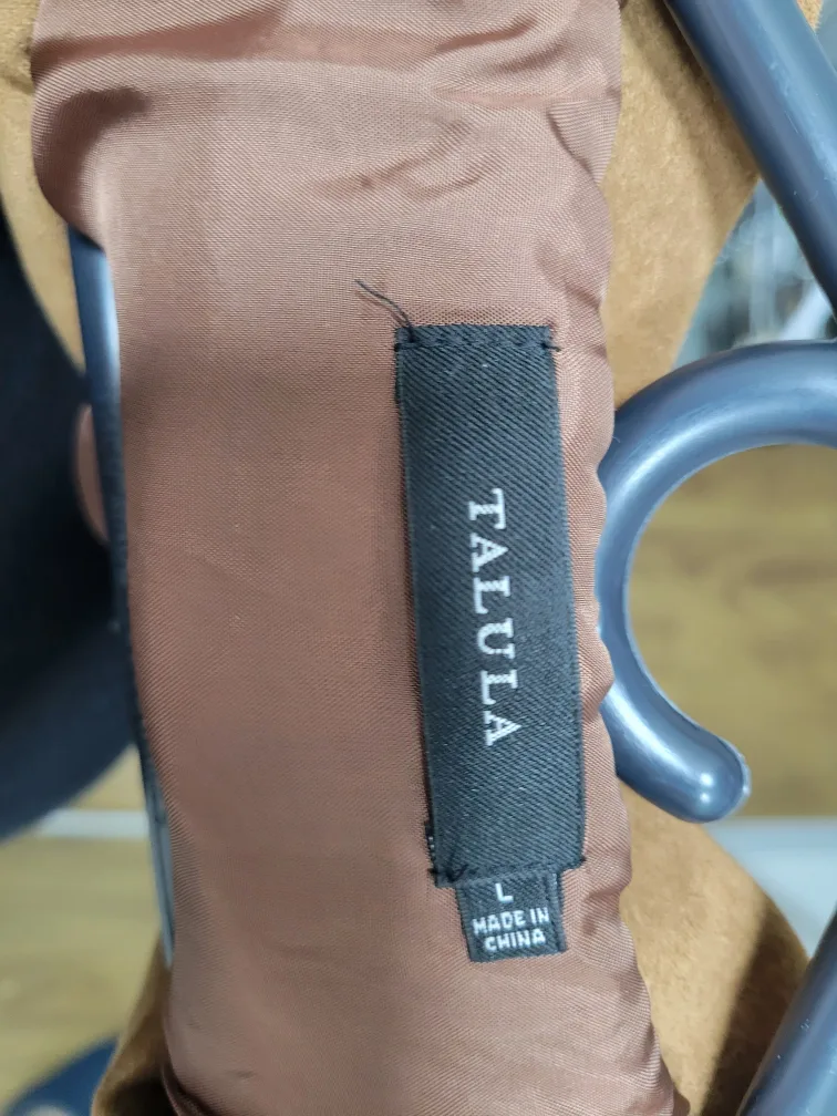 Talula (Aritzia brand) Suede Moto Style Jacket image indicator(5)