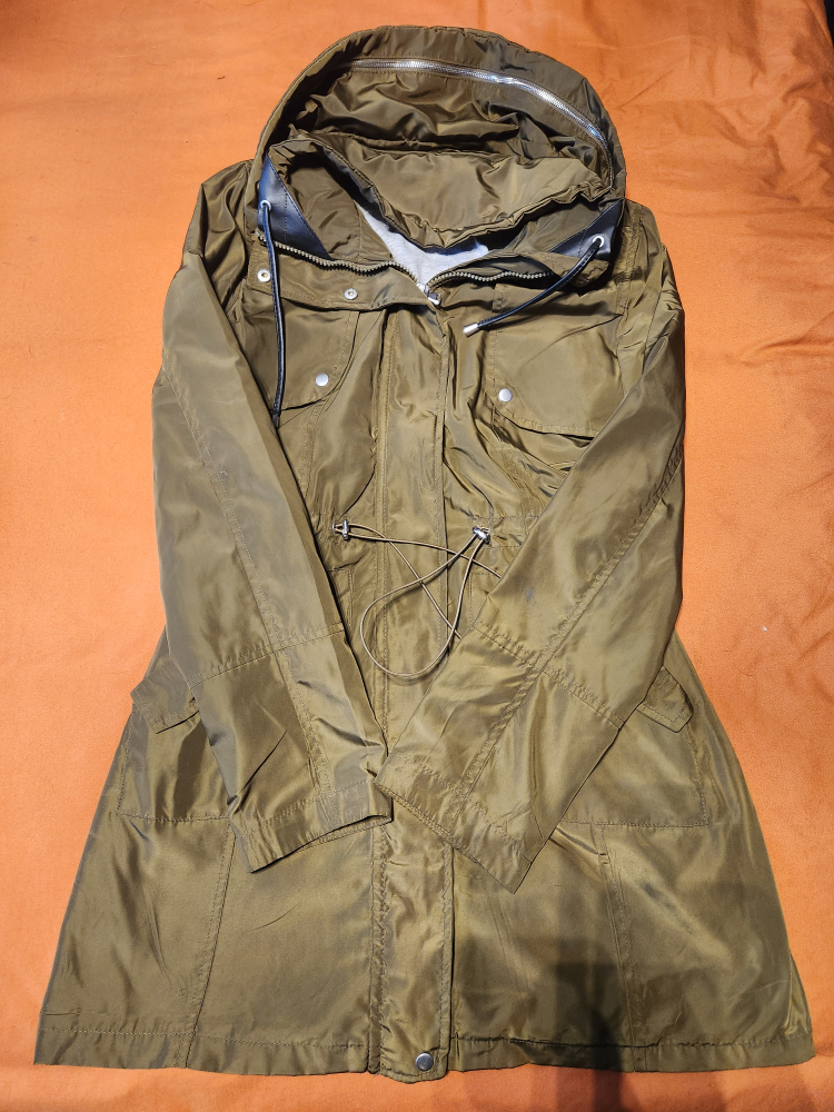 Olive Green Hooded Anorak Jacket - photo 2