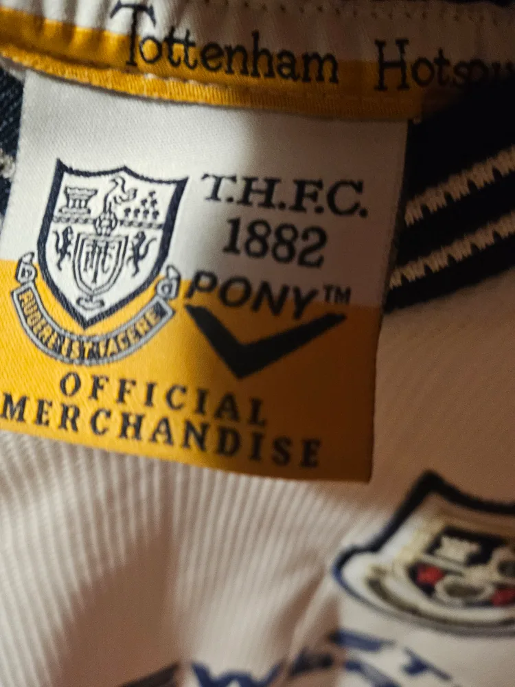 Tottenham Hotspur 98/99 Pony England soccer jersey image indicator(3)