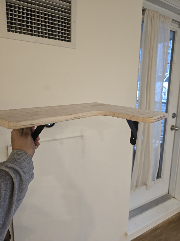 Wall-Mounted Floating corner Shelves - photo 4