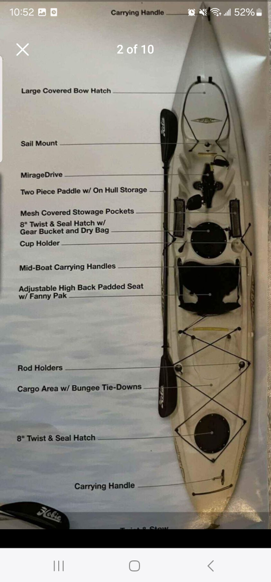 Hobie Mirage Drive Kayak - photo 4