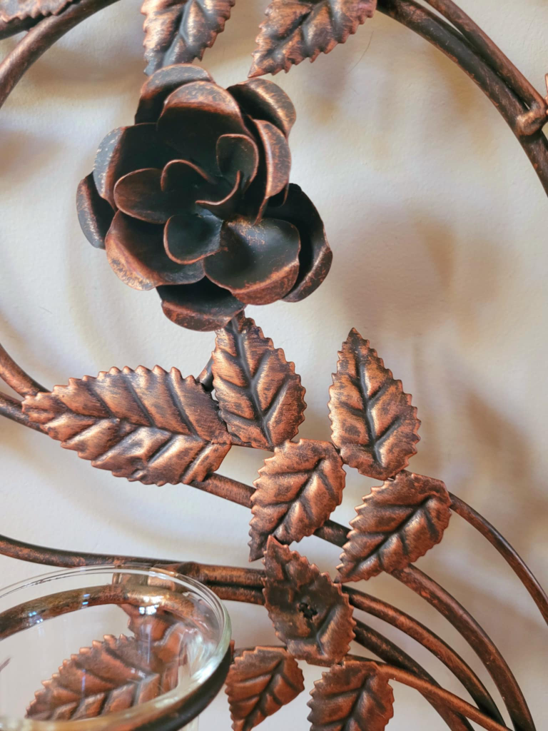 Large Metal Wall Tealight Candle Holder - photo 5