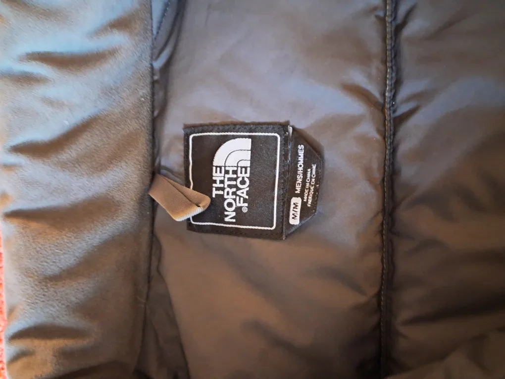 Men's The North Face 550 Down Jacket - Olive Green - Size M image indicator(4)