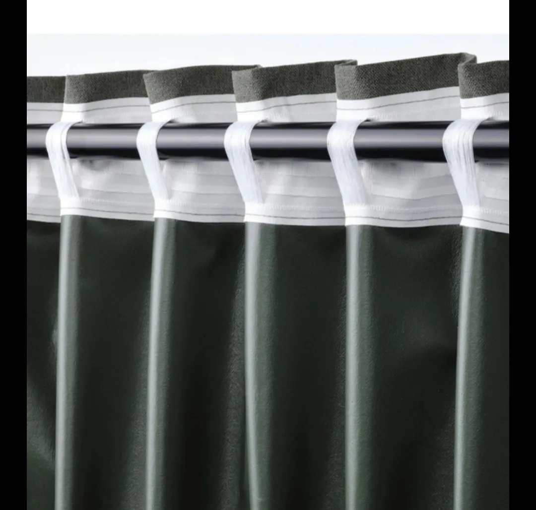 IKEA Blackout Curtains - Dark Green image indicator(5)