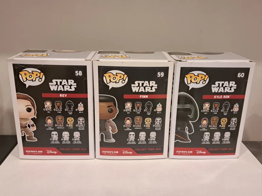 Rey, Finn, Kylo Ren ⭐️ Star Wars Funko Pop! image indicator(3)