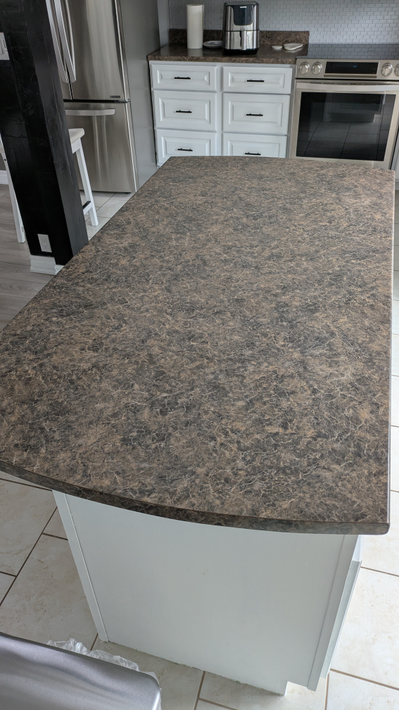 Kitchen Island with Laminate Countertop - photo 3
