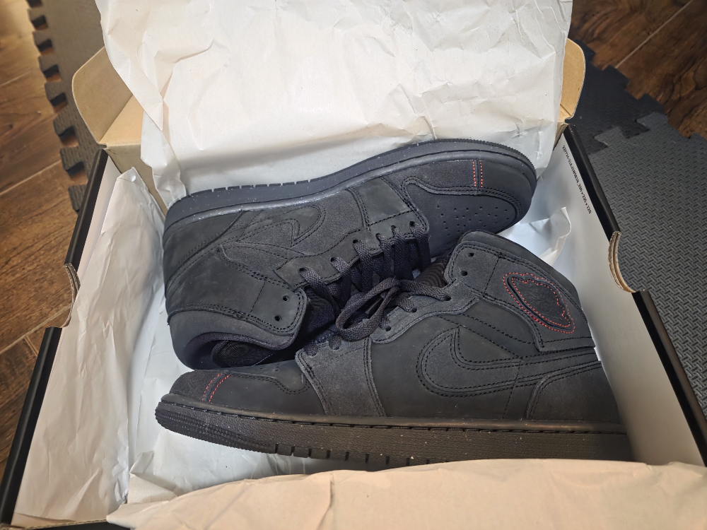 Air Jordan 1 Mid SE Craft - Dark Smoke Grey/Black - photo 3