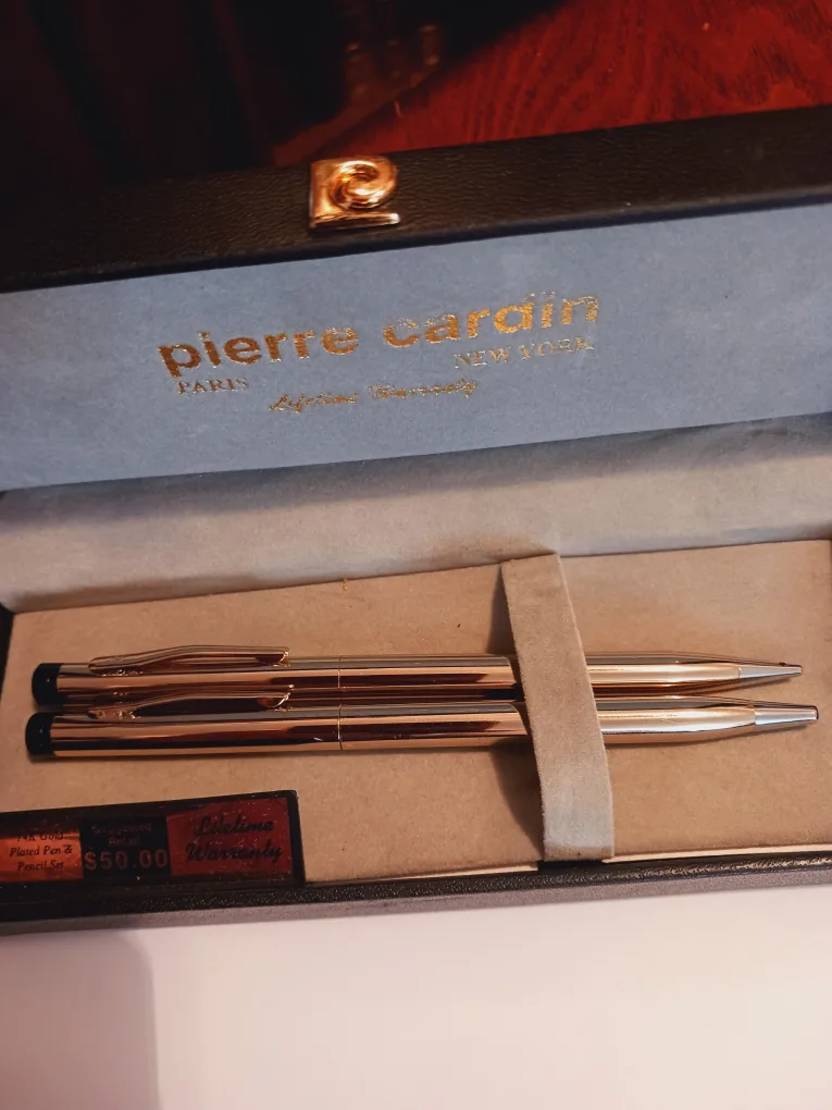 14K Gold Plated PIERRE CARDIN Set of 🖊 🖊 pens image indicator(2)