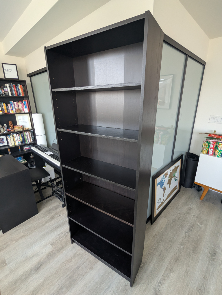 IKEA Billy Bookcase (black oak effect)