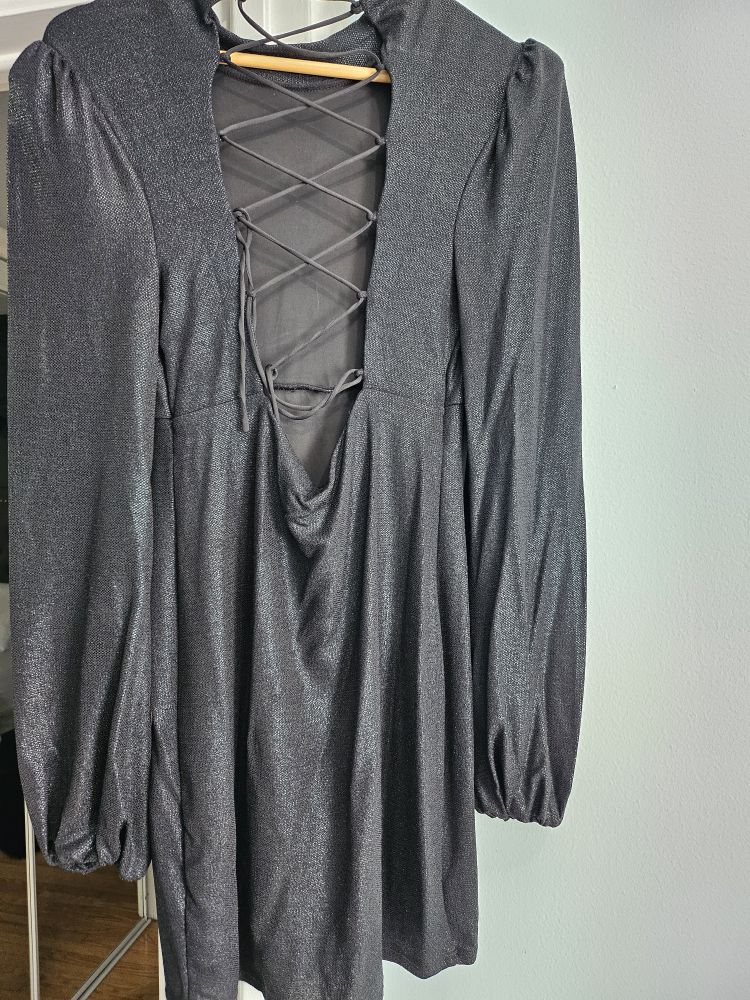 GUESS Black Mini Dress Size M - photo 2