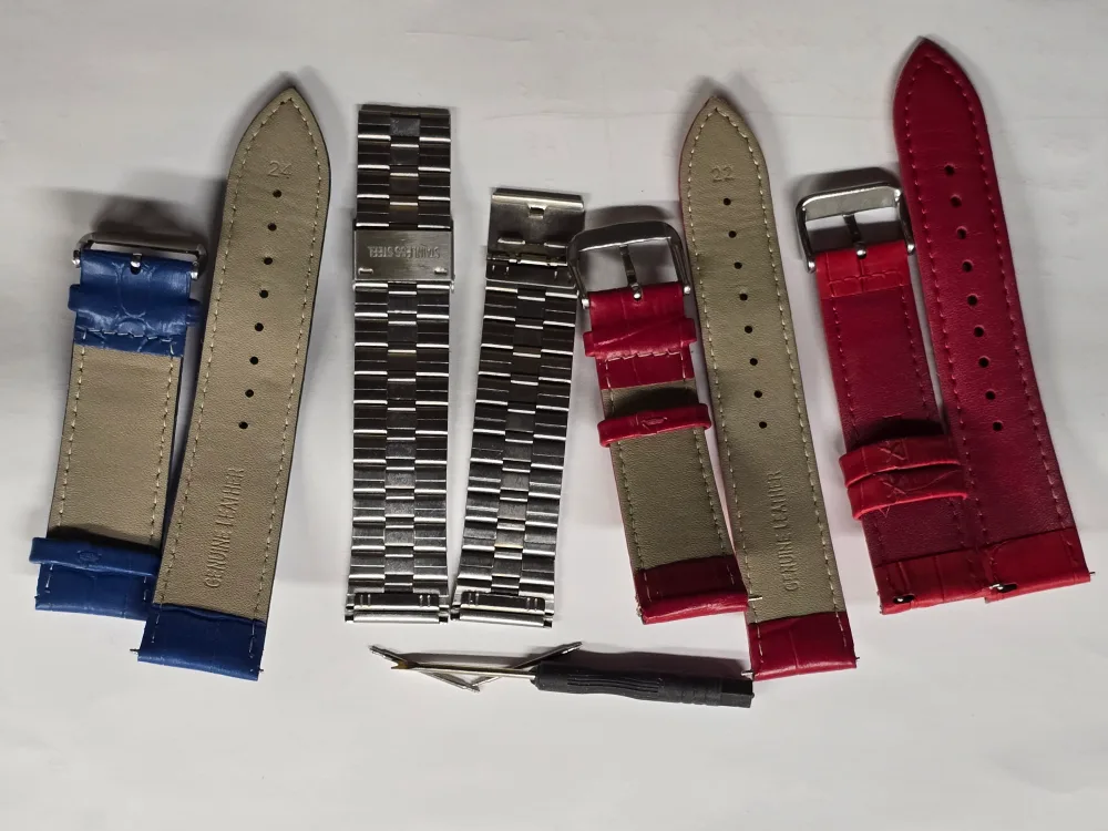 Watch Band Bundle - Metal and Leather, 22 mm image indicator(2)