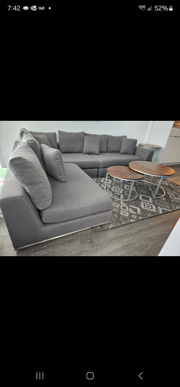 sectional modular 3 piece 10 mths old