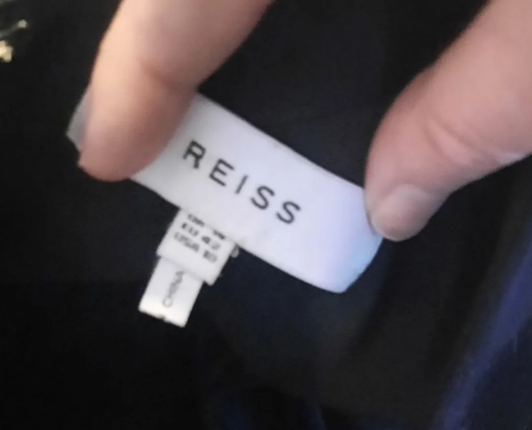 REISS Black Sleeveless Pencil Dress image indicator(5)