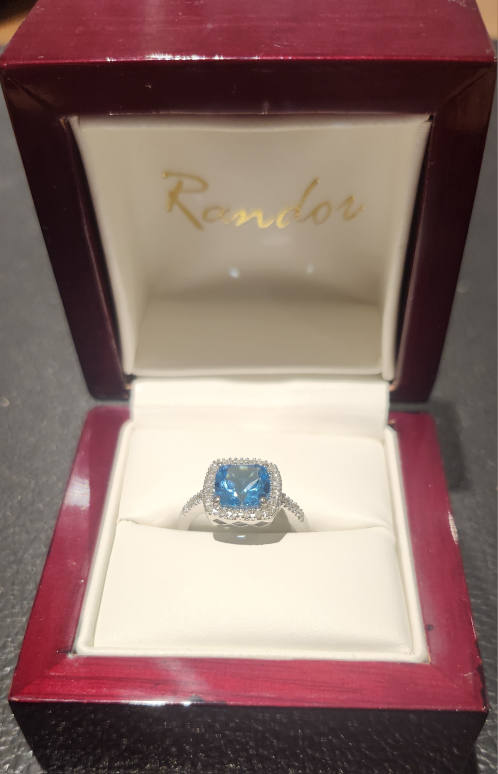 Blue Topaz Ring
