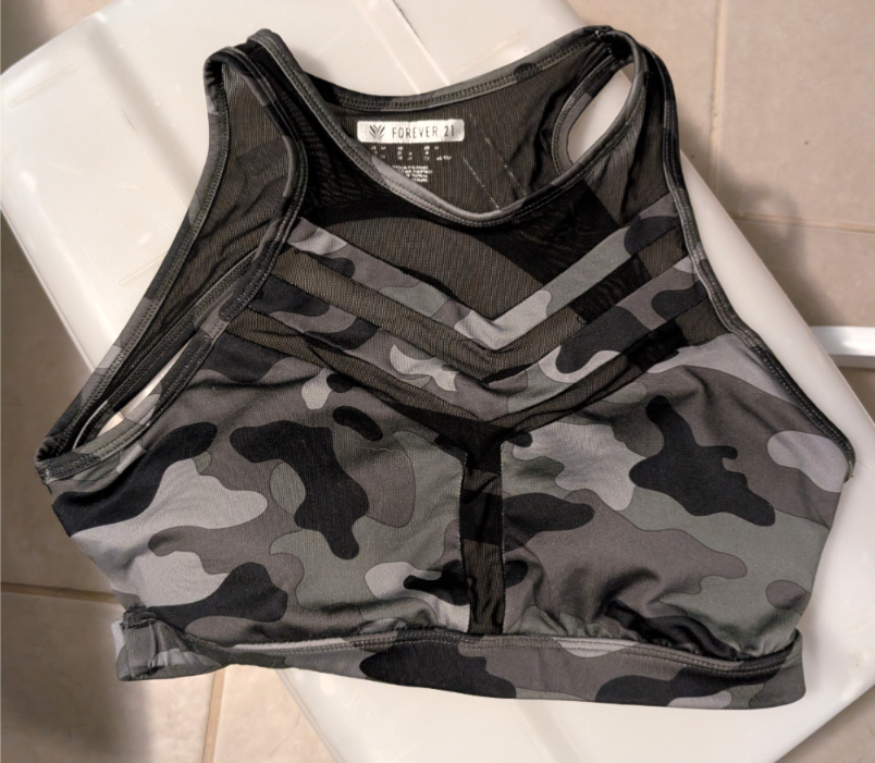 Forever 21 Camo Sport Bra
