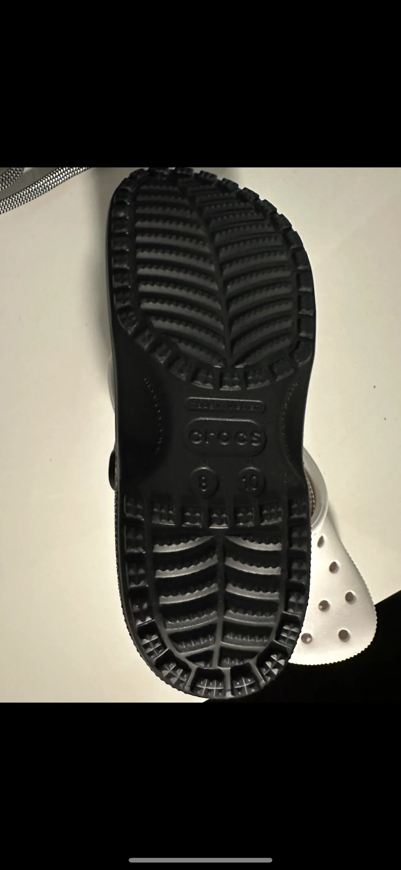 2 Pairs of Crocs Classic Clogs - Black and White price image indicator(2)