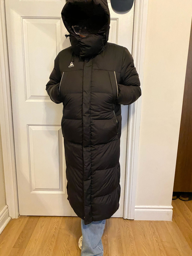 Le Coq Sportif Long Down Parka - Black